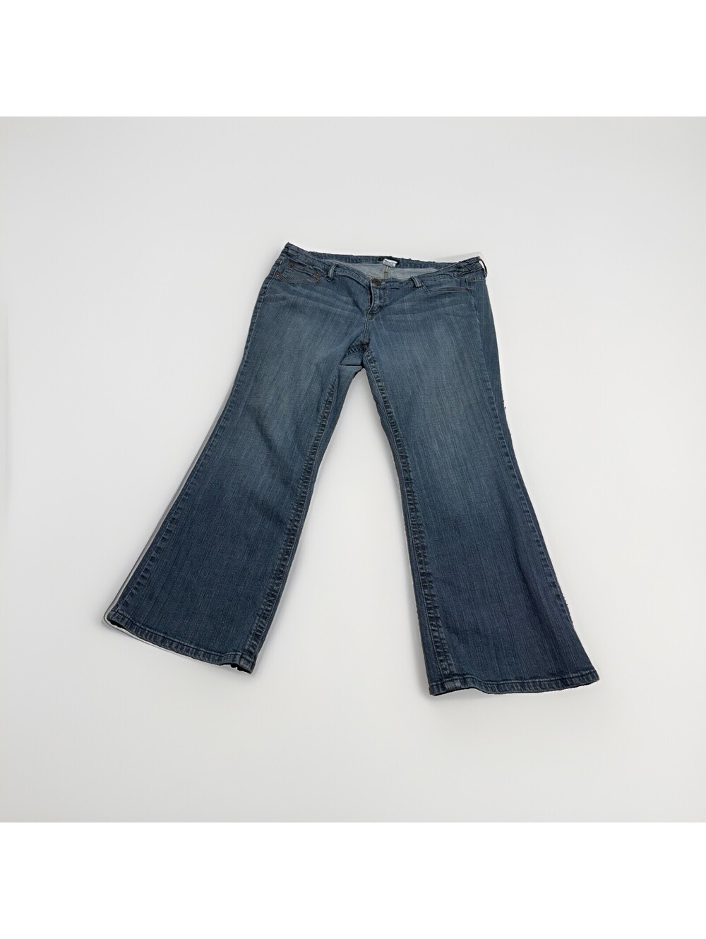 Z Cavaricci Bootcut Jeans VTG Women 22-32 Blue Mid Rise Y2K Stretch Denim 2000s